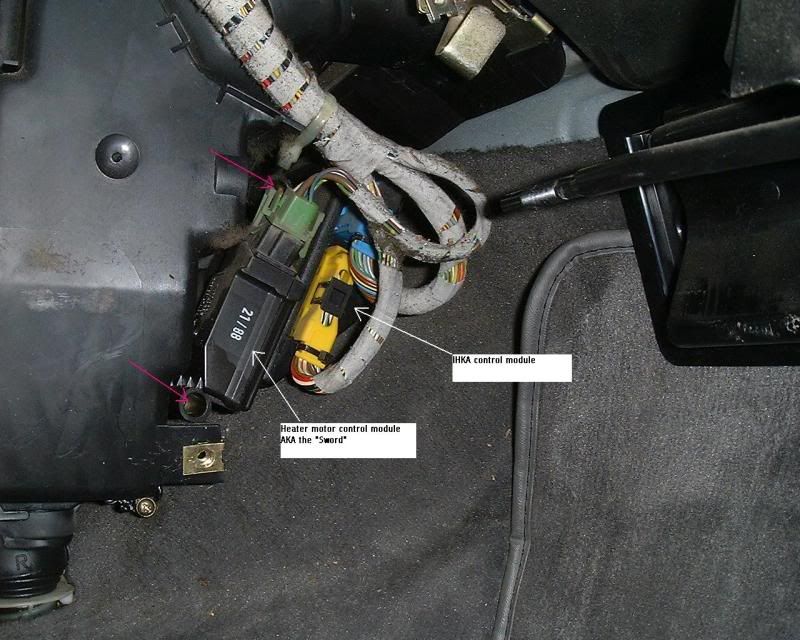 *DIY E34 heater core R&R (IHKA content)